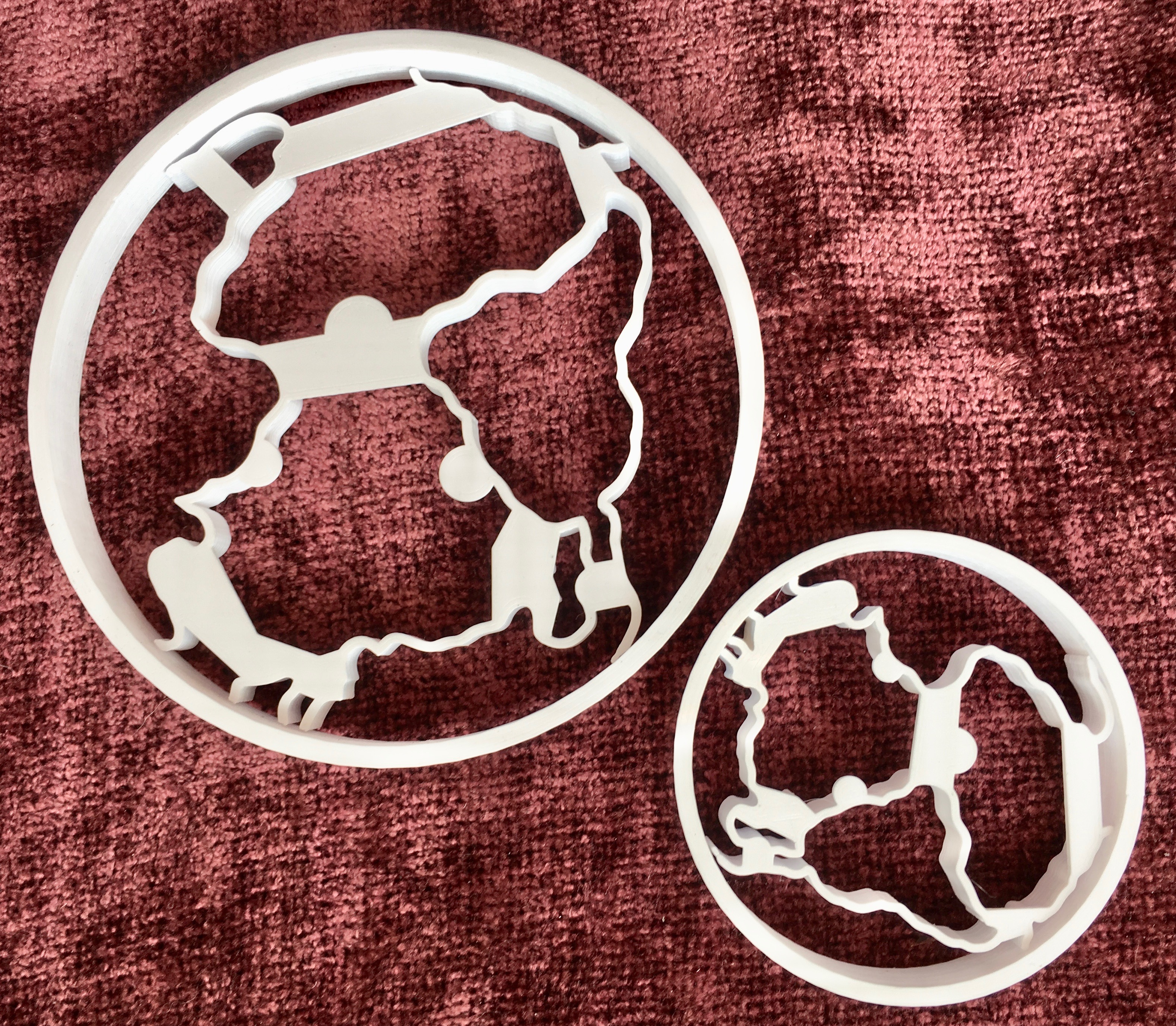 Earth cookie cutters